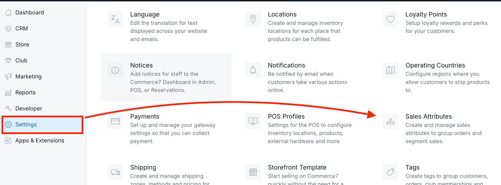 Creating & Assigning Sales Attributes to Orders
