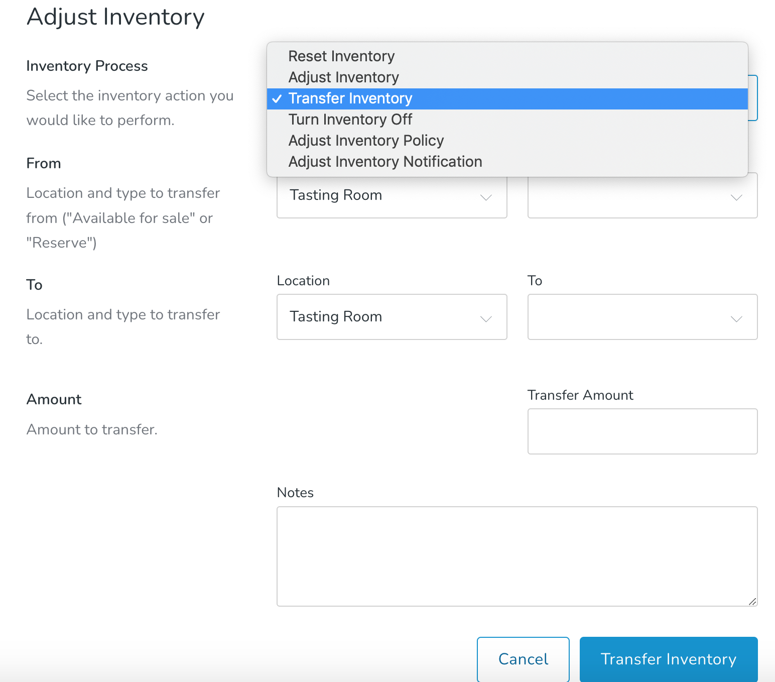 Inventory & Inventory Location Overview & Setup