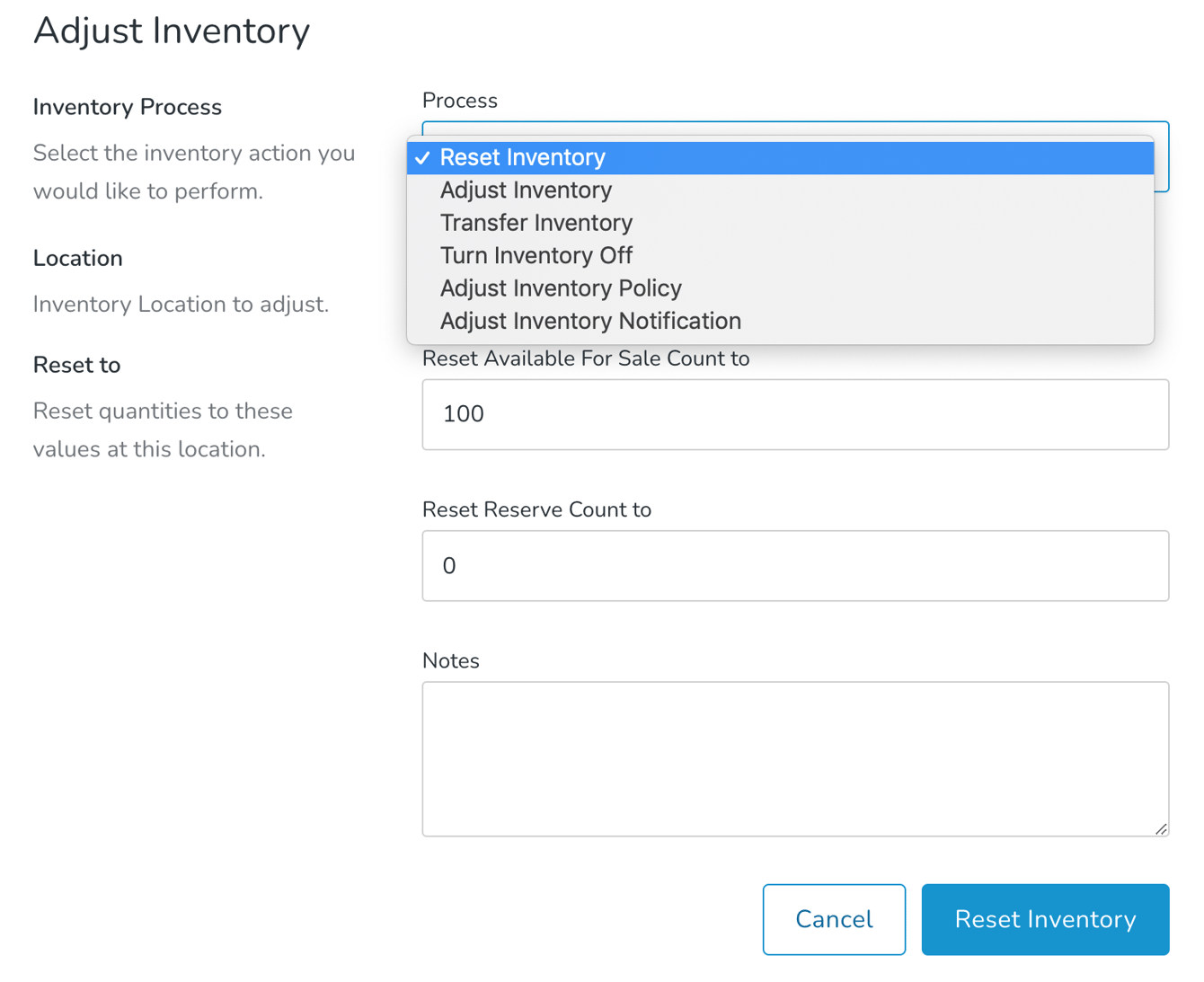 Inventory & Inventory Location Overview & Setup