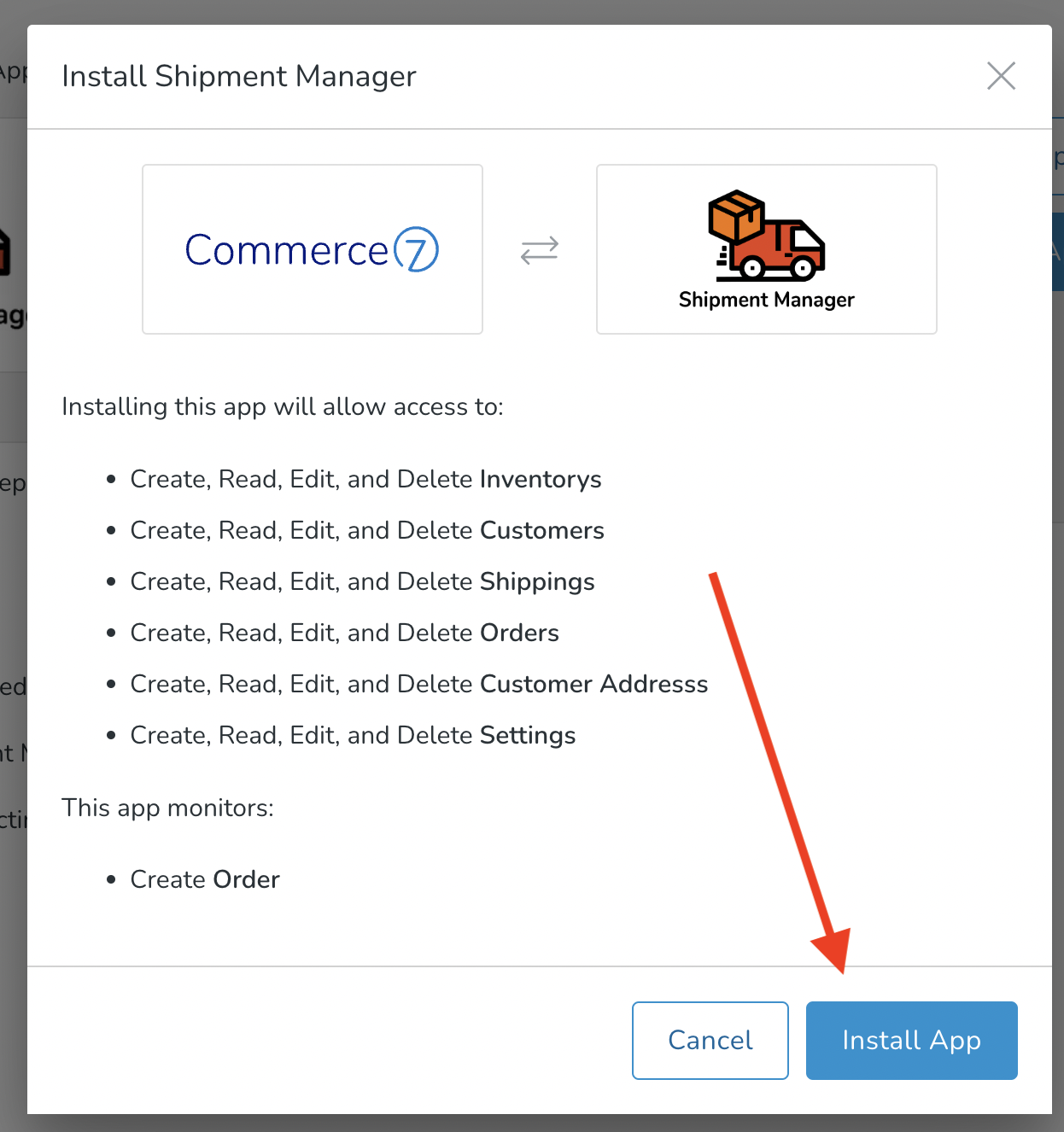 Shipment Manager App by Treefrog Digital