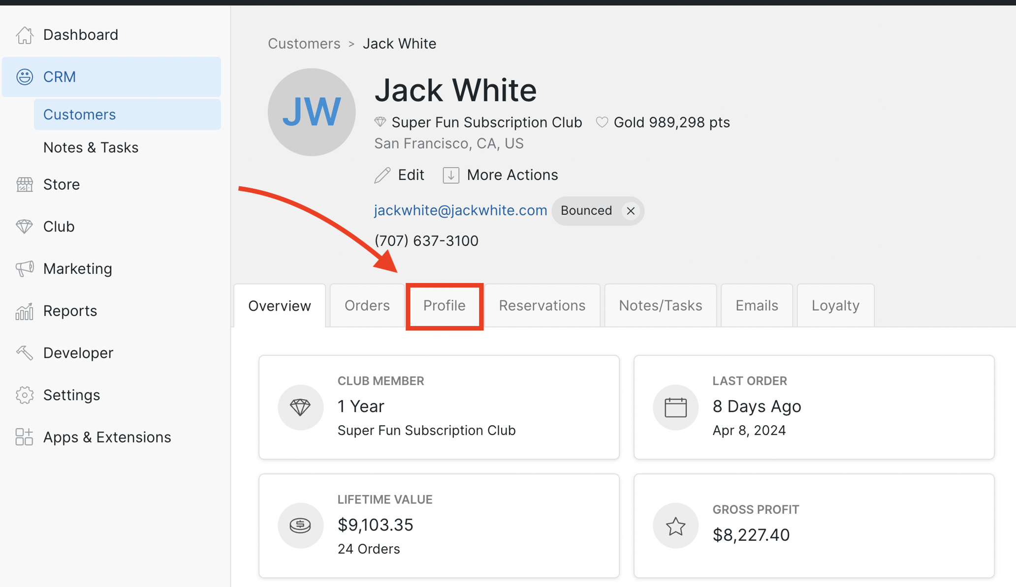 How to Change a Club Member's Address or Pickup Preference