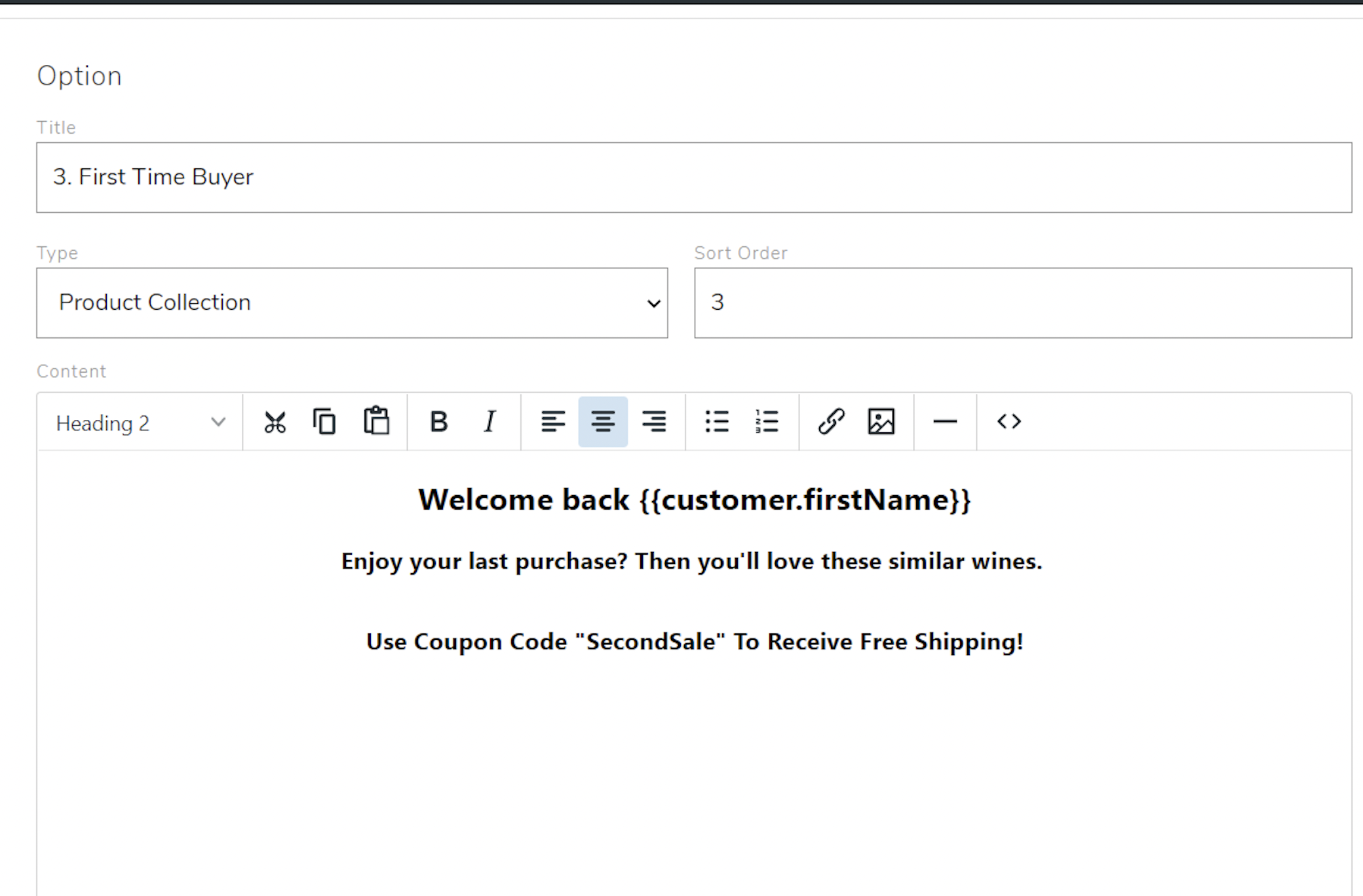 Overview of Personalizations