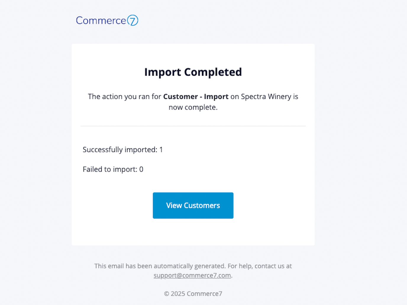 Customer Importer Tool