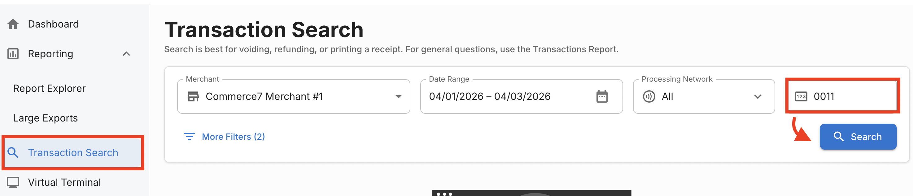 Finding Transaction ID Based on Last 4-Digits of Credit Card in Pulse ...