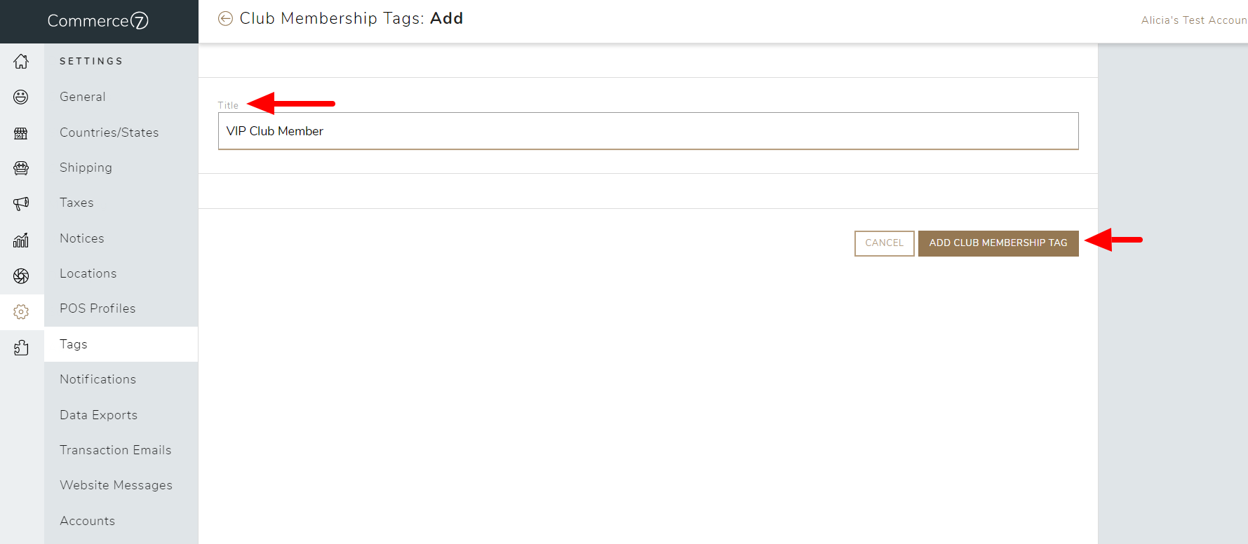Creating Manual and Dynamic CLUB MEMBERSHIP Tags