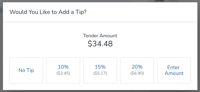 card would you like to add a tip 2