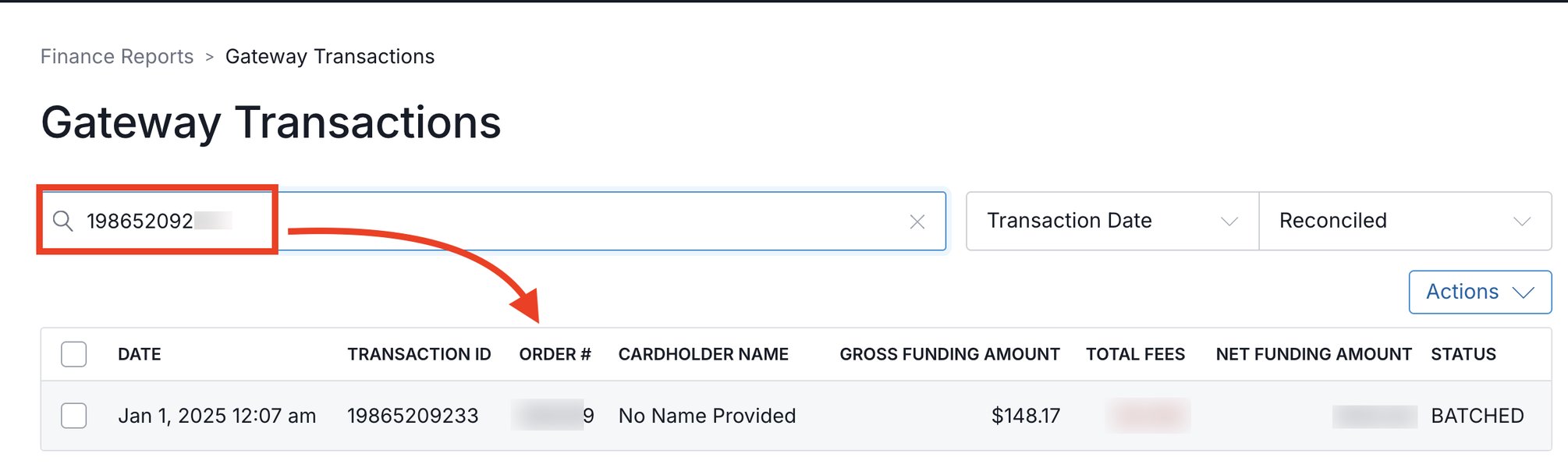 Paystack Transaction Reference Id Finding Transaction ID Based on Last 4-Digits of Credit Card in Pulse ...